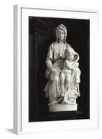 Madonna of Bruges-Michelangelo Buonarroti-Framed Photo