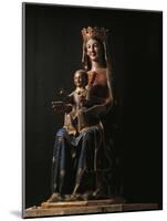 Madonna of Canneto, 1200, Wooden Statue from Church of Santa Maria of Canneto-null-Mounted Giclee Print