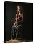 Madonna of Canneto, 1200, Wooden Statue from Church of Santa Maria of Canneto-null-Stretched Canvas