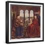 Madonna of Chancellor Rolin, c1435, (1938)-Jan Van Eyck-Framed Giclee Print