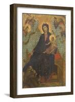 Madonna of Franciscans-Duccio Di buoninsegna-Framed Giclee Print