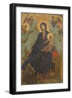 Madonna of Franciscans-Duccio Di buoninsegna-Framed Giclee Print