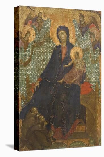 Madonna of Franciscans-Duccio Di buoninsegna-Stretched Canvas