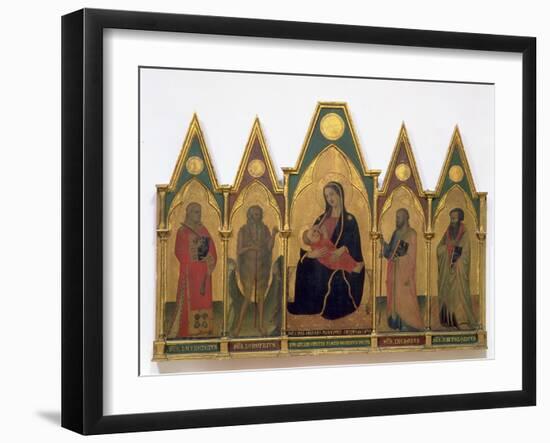 Madonna of Humility with Saints-Puccio Di Simone-Framed Giclee Print