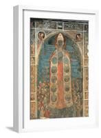 Madonna of Mercy-Bernardo Daddi-Framed Art Print