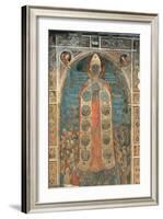 Madonna of Mercy-Bernardo Daddi-Framed Art Print