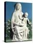 Madonna of Rose Garden, 1460-1470-null-Stretched Canvas