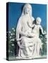 Madonna of Rose Garden-Luca Della Robbia-Stretched Canvas