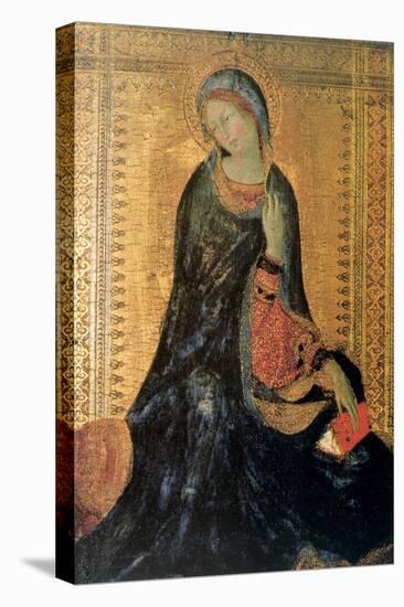 Madonna of the Annunciation, C1304-1344-Simone Martini-Stretched Canvas