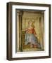 Madonna of the Annunciation, Fresco, Library-Francesco De Rossi Salviati Cecchino-Framed Giclee Print