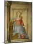 Madonna of the Annunciation, Fresco, Library-Francesco De Rossi Salviati Cecchino-Mounted Giclee Print