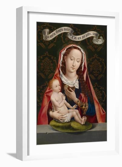 Madonna of the Apple-Hans Memling-Framed Giclee Print