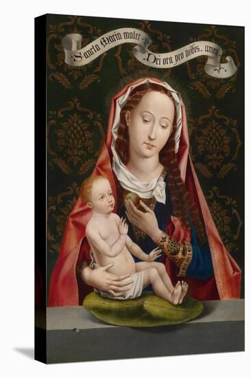 Madonna of the Apple-Hans Memling-Stretched Canvas