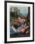 Madonna of the Blue Diadem, 1510-1511-Franz Kellerhoven-Framed Giclee Print