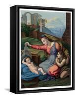 Madonna of the Blue Diadem, 1510-1511-Franz Kellerhoven-Framed Stretched Canvas