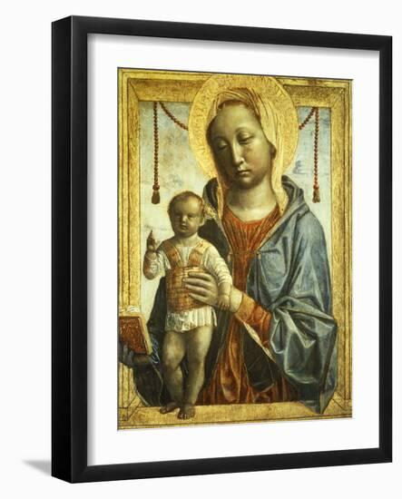 Madonna of the Book, 1460-1468-Vincenzo Foppa-Framed Giclee Print