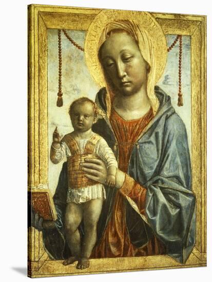 Madonna of the Book, 1460-1468-Vincenzo Foppa-Stretched Canvas