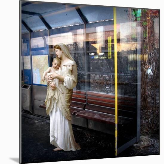 Madonna of the Bus-Stop, 2008-Trygve Skogrand-Mounted Giclee Print