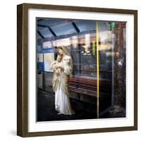 Madonna of the Bus-Stop, 2008-Trygve Skogrand-Framed Premium Giclee Print