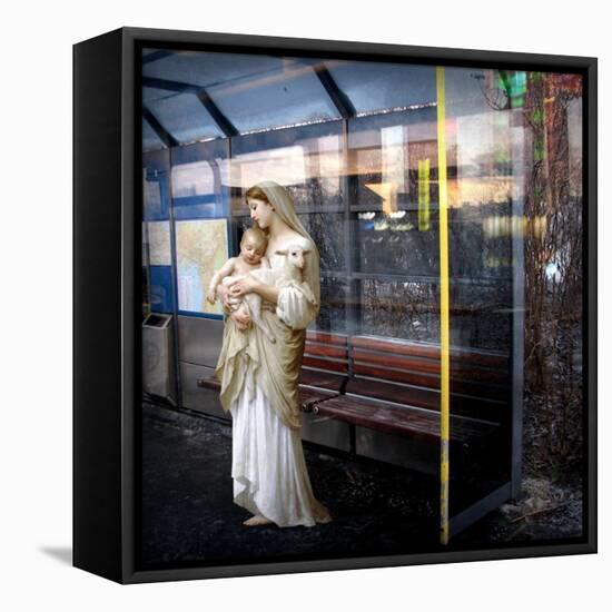 Madonna of the Bus-Stop, 2008-Trygve Skogrand-Framed Stretched Canvas