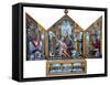 Madonna of the Butterflies with Saints Michael and Jerome-PJ Crook-Framed Stretched Canvas