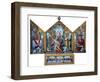 Madonna of the Butterflies with Saints Michael and Jerome-PJ Crook-Framed Giclee Print