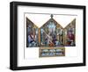 Madonna of the Butterflies with Saints Michael and Jerome-PJ Crook-Framed Giclee Print