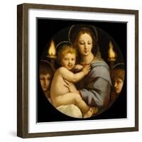 Madonna of the Candelabra-Raphael-Framed Giclee Print