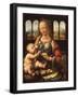 Madonna of the Carnation-Leonardo Da Vinci-Framed Premium Giclee Print