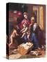 Madonna of the Cat-Giulio Romano-Stretched Canvas