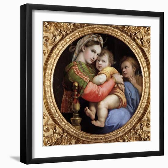 Madonna of the Chair by Raphael-null-Framed Photographic Print