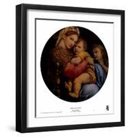 Madonna of the Chair-Raphael-Framed Art Print