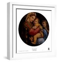 Madonna of the Chair-Raphael-Framed Art Print