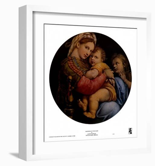 Madonna of the Chair-Raphael-Framed Art Print