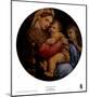 Madonna of the Chair-Raphael-Mounted Art Print