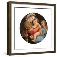 Madonna of the Chair-Raphael-Framed Art Print