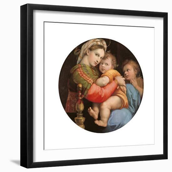 Madonna of the Chair-Raphael-Framed Art Print