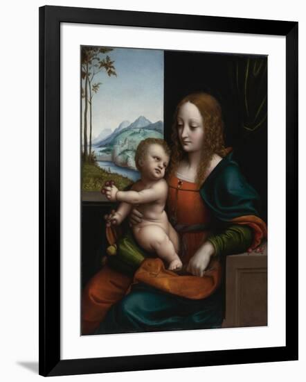 Madonna of the Cherries-Giampietrino-Framed Giclee Print