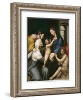 Madonna of the Cloth, c.1514-Raphael-Framed Giclee Print