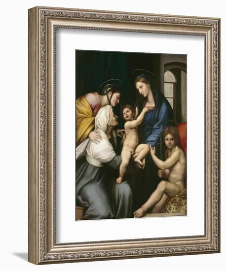 Madonna of the Cloth, c.1514-Raphael-Framed Giclee Print