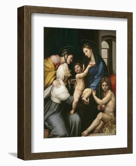 Madonna of the Cloth, c.1514-Raphael-Framed Giclee Print