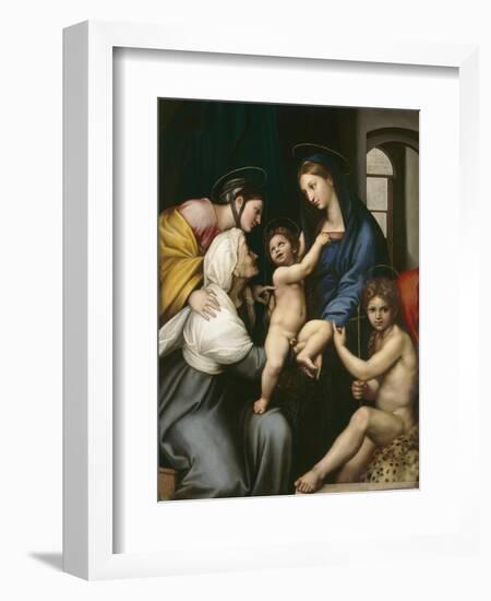 Madonna of the Cloth, c.1514-Raphael-Framed Giclee Print