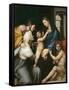 Madonna of the Cloth, c.1514-Raphael-Framed Stretched Canvas
