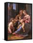 Madonna of the Divine Love-Giovanni Francesco Penni-Framed Stretched Canvas