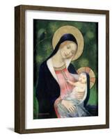Madonna of the Fir Tree, 1925-Marianne Stokes-Framed Giclee Print