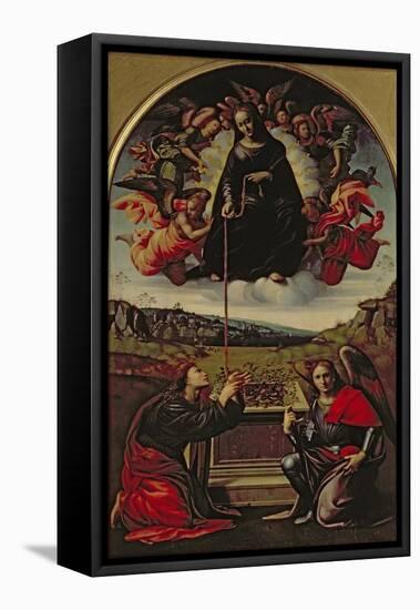 Madonna of the Girdle-Francesco Granacci-Framed Stretched Canvas