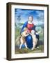 Madonna of the Goldfinch, 1505-06, (Oil on Wood Panel)-Raphael-Framed Giclee Print