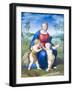 Madonna of the Goldfinch, 1505-06, (Oil on Wood Panel)-Raphael-Framed Giclee Print