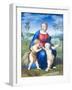 Madonna of the Goldfinch, 1505-06, (Oil on Wood Panel)-Raphael-Framed Giclee Print