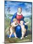 Madonna of the Goldfinch, 1505-06, (Oil on Wood Panel)-Raphael-Mounted Giclee Print